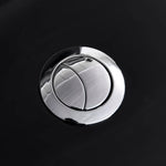ZNTS WC Ceramic Toilet Bathroom Round Toilet Bottom Water Flow Black 141136