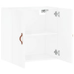 ZNTS Wall Cabinet High Gloss White 60x31x60 cm Engineered Wood 829942