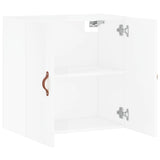 ZNTS Wall Cabinet High Gloss White 60x31x60 cm Engineered Wood 829942