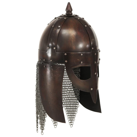 Viking Warrior Helmet Antique Replica LARP Copper Steel 286224