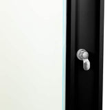 Network Cabinet with Storage Black 60 x 35 x 28 cm Steel 42017632