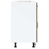 Kitchen Wall Cabinet "Porto" High Gloss White Engineered Wood 854041