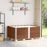 Pallet Collars 3 pcs Brown 150x100 cm Solid Wood Pine 3295385