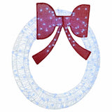 Wreath with 150 LEDs Cold white 120 cm Acrylic 42019130
