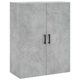 Wall Mounted Cabinets 2 pcs Concrete Grey 69.5x34x90 cm 3195631