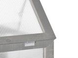 3-tier Wood Greenhouse Garden Polycarbonate Cold Frame Balcony Grow House w/ Storage Shelf for T3398P377662