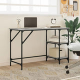 Desk Grey Sonoma 120x50x75 cm Metal and Engineered Wood 845324