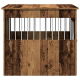 Dog Crate Furniture Old Wood 64.5x80x71 cm Engineered Wood 857645