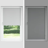 Roller Blind Blackout White 150x230 cm Fabric Width 146.6 cm Polyester 4011996