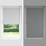 Roller Blind Blackout 160 x 175 cm White 240136