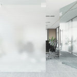 Window Films Frosted Stripes Design PVC 3206466