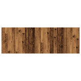 Wall Headboard Old Wood 240x1,5x80 cm Engineered Wood 856830