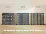 16-Compartment Media Shelf - Grey T3398P553206