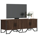 TV Cabinet Brown Oak 122x34x41 cm Engineered Wood 848588