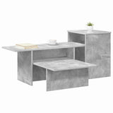 Console Table Concrete Grey 91.5 x 35 x 38.5 cm Engineered Wood 891163