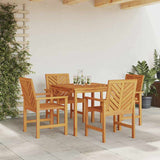 Garden Dining Set 5 pcs Brown Solid acacia wood 3154105