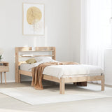 Bed Frame with Headboard without Mattress 100x200 cm 3306784
