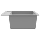 Granite Kitchen Sink Single Basin Grey 142955