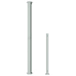 Patio Retractable Side Awning 180x300 cm Grey 313401