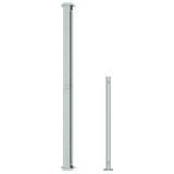 Patio Retractable Side Awning 180x300 cm Grey 313401