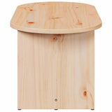 Coffee Table Natural 80 x 39.5 x 35 cm Solid Pine wood 873541