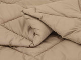 Winter Duvet Taupe 240 x 260 cm Microfiber 42025703