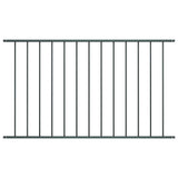 Fence Panel Woerden Powder-coated Steel 1.7x0.75 m Anthracite 145221
