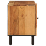 TV Cabinet 80x33x46 cm Solid Wood Acacia 356870