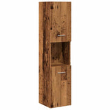 5 Piece Bathroom Furniture Set Old Wood Engineered Wood 3328597