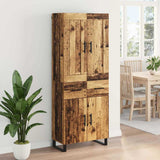 Highboard 2 pcs Old Wood 69.5 x 34 x 180 cm 3415657