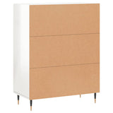 Sideboard High Gloss White 69.5x34x90 cm Engineered Wood 827766
