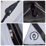 Camping Tent Dome 3-Person White Blackout Fabric Quick Release 4004180