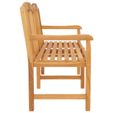 Handcarved Rose Bench 150 x 60.5 x 95 cm Solid Teak Wood 42030021