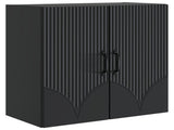 Wall-Mounted Cabinet Black 59 x 31 x 60 cm Engineered Wood 898916