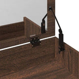 Dressing Table and Stool Brown Oak 60x40x113.5 cm 848219