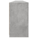 Sideboard with LED Lights Concrete Grey 283x37x67 cm 3209026