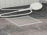 Dot Shower Drain Silver 20 x 20 cm Stainless Steel 304 42015935