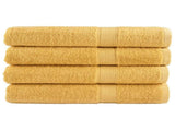 Premium Sauna Towels "SOLUND" 4 pcs Gold 80x200 cm 600 gsm 137291