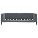 Day Bed without Mattress Dark Grey 90x190 cm Single Velvet 354025
