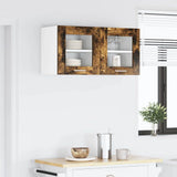 Hanging Cabinet with Storage 2 pcs Smoked Oak 40 x 31 x 40 cm 884203