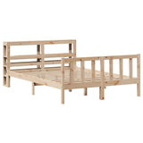 Bed Frame without Mattress 140x200 cm Solid Wood Pine 3305761