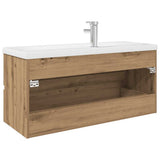 Sink Cabinet with Built-in Basin and Faucet Artisan Oak 3328938