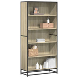 Bookcase Sonoma Oak 80.5x35x170.5 cm Engineered Wood 3300856