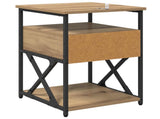 Bedside Cabinet with Drawer 2 pcs Artisan Oak 40 x 42 x 55 cm 881884