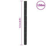 Weed Membrane Black 1.5x150 m PP 4005190