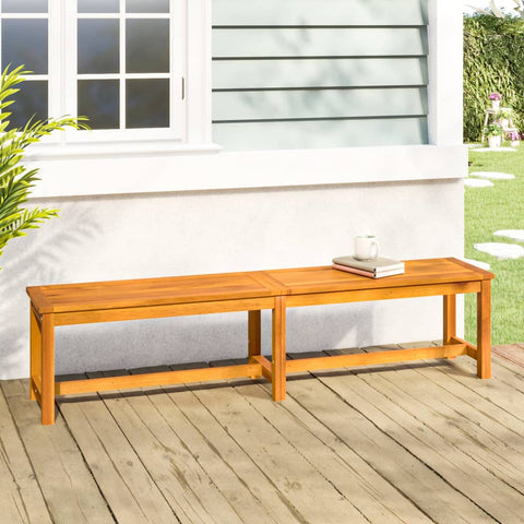 ZNTS Garden Bench 180x35x45 cm Solid Wood Acacia 319421