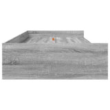 Bed Frame with Drawer Grey Sonoma 80 x 200 cm Engineered Wood 3335242