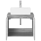 Bathroom Furniture Set Grey Sonoma Engineered Wood 3404326