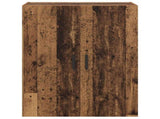 Wall-Mounted Cabinet 2 pcs Old Wood 69.5 x 34 x 90 cm 3394530