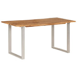 Dining Table 154x80x76 cm Solid Acacia Wood 286477